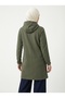 Water Repellent Windbreaker Long Softshell Hijab Coat - Hooded Seasonal Jacket - 6
