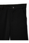 Basic Buttoned Trousers with Pocket Detail - 5