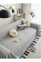 Cotton Fringed Sofa Cover|Multipurpose Cover|Sofa Shawl|Sleeves Covering|Extra Large|180x350 - 2