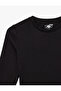 Interlock Long Sleeve Crew Neck S Slim Fit Sports Crop T-Shirt - 4