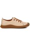 Mako Genuine Leather Orthopedic Women's Casual Shoes Beige - 3