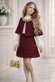 Girl Baby ( Glittery Gold sequin bolero-Spaghetti strap skirt-ribbed blouse-bag ) Eid outfit set - 2