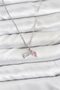 Zircon Fish Tail Women's Necklace with Silver Steel Chain for Elegant Necks - 2