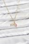 Zircon Fish Tail Women's Necklace with Golden Steel Chain for Elegant Necks - 2