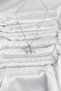 Zircon Sea Star Women's Necklace with Silver Steel Chain for Elegant Necks