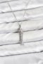 Silver Steel Chain Zircon Fish Type Women's Necklace for Elegant Necks - 2