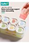 8 PCS Silicone Baby Food Containers, Reusable Infant Food Storage Jars, Small Snack Container with L - 3