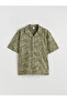 Short Sleeve Patterned Boy's Shirt