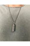 Stainless Steel Openable Cylinder Pendant with Lid – Silver Color Unisex Storage Design - 3