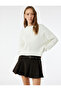Basic Long Sleeve Crew Neck Sweater - 2