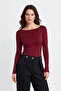 Women's Boat Neck Long Sleeve Blouse