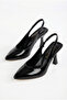 Élise Series Women's Pointed-Toe High-Heeled Slingback Shoes - 6