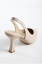 Élise Series Women's Pointed-Toe High-Heeled Slingback Shoes - 5