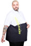Mode XL Large Size Men's Parted Polo Collar T-Shirt 25318 Gray Melange - 2