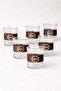 Set of 6 Borosilicate Glass Cups with Acacia Handles Kw-854 - 2