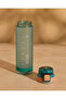 Green Flip Top Frosted Water Bottle (900ml) - 3