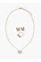 Set of 3 Jewellery Set with Embellished Butterfly Design