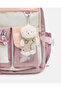 Girls Pink Multi Pocket Backpack - 4