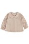 Luxury Textile Baby Collar Cardigan 3-Piece Set for 6-18 Months - Beige - 4
