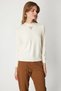 Sequin Detailed Women's Beige Sweater 60345 - 2