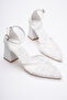 NOREVA Chic Evening and Casual Bridal Shoes Heel Height 7.5 cm