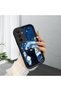 Samsung Galaxy A15 Compatible Silicone Material Shockproof Black Color Case Cat Pattern