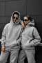 Unisex Winter Oversized Elastic Hooded Track Suit Suitable for Loved Ones (Single) - 2