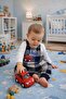 Plaid Car Patterned Baby Boy Salopet 2-Piece Set 2204