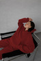 Unisex Winter Oversized Elastic Hooded Track Suit Suitable for Loved Ones (Single) - 4