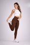 Winter Premium High Waist Ribbed Sports Leggings Flexible Structure - Gathering and Supporting - 3