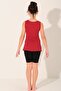 Sporty Children's Swimsuit with Braid Detail and Zero Sleeves - Alf26135 - 4