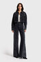 Women's Smoky Gray T-9w5-1 Flare Fit Special Design 100% Cotton Denim Jeans - 5