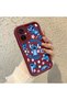 Tecno Camon 19 Neo Compatible Claret Red Silicone Shockproof Lens Protected Stitch Pattern Case - 4