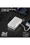 Titan-35W 20,000mAh Power Bank with Built-in USB-C Cable 35W PD Fast Charging White - 6
