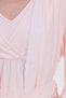 New Season Powder Woven Summer Short Sleeve V-Neck Lace Striped Maternity Maternity Dressing Gown Nightgown Set - 5