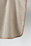 Baby Poncho Bath and Beach Towel 100% Cotton with Hood and Embroidered Figures - Bear Cream - 4