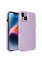 iPhone 13 Compatible Camera Protected Silvery Luxury Gzst Cotton Case-Lilac