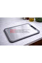 Cutting Board - Stainless Steel Cutting Board with Plastic Frame and Satin Surface with Non-Slip Feet - 4