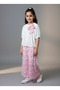 Chiffon Blouse-Pants Girls' Two-Piece Set - 6