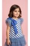 Plaid Bow Detail Girls' Special Occasion Dress