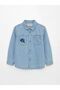 Sonic Embroidered Boy's Jean Shirt - 3