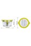 14-Ounce Manual Hand Squeezer Juicer With Built-in Measuring Cup And Grater Green 14*9*14cm - 3