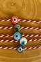 5-Piece Colorful Glass Evil Eye Bead Marteniçka Lucky Bracelet - 2
