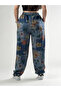 Floral Patterned Jogger Pants with Adjustable Legs Coc2804 - 5