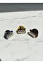 3-Piece Women's Hair Clip Set Leopard, Zebra and Marble Patterned Small Hairpins (4 cm) Hair Holder - 5