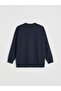 Crew Neck Oversize Women's Sweatshirt Tunic - 6