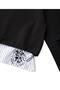 Çift parça görünüm sweatshirt - 4