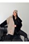 Duck Embroidered Knitwear Scarf & Beanie Set - 4