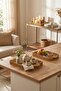 ®   Interlocking Set of 3 Rectangular Plastic Rattan Trays – Wicker Look Multi-Purpose Serving Tray - 4