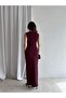 Women's Maxi Dress - Burgundy - 3